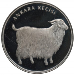 Turecko, 20 lír 2005 - striebro