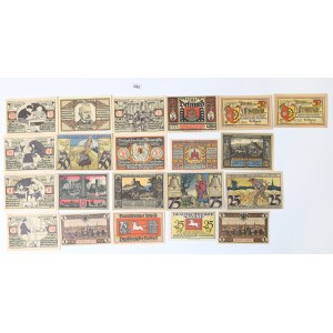 Europe, Notgeld set (21 copies)