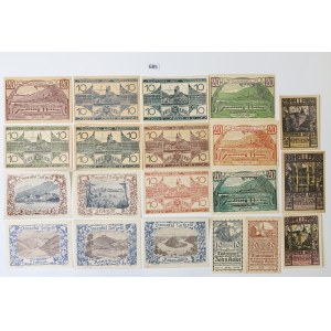 Europe, Notgeld set (20 copies)