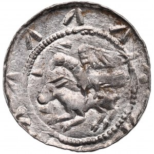 Vladislaus II, Denarius, Cracow - NGC MS62