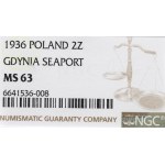 II Republic of Poland, 2 zlote 1936, Ship - NGC MS63