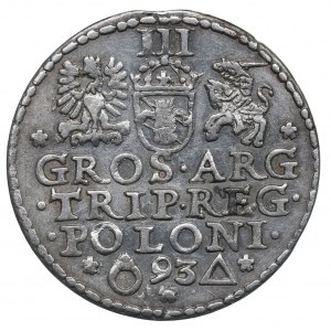 Sigismund III, 3 groschen 1593, Marienburg