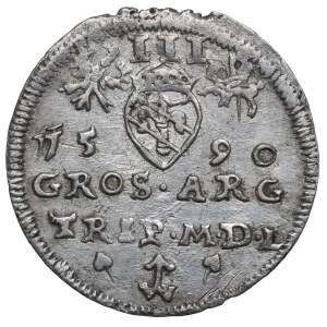 Sigismund III, 3 groschen 1590, Vilnius