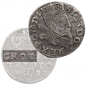 Zygmunt III Waza, Trojak 1599, Wschowa - GROSA