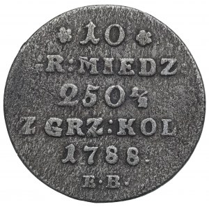 Stanislaus Augustus, 10 groschen 1788 E.B.