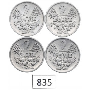 People's Republic of Poland, Set of 2 Gold 1974 Berries