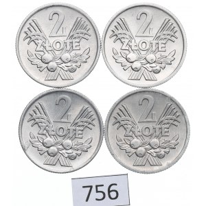 People's Republic of Poland, Set of 2 Gold 1974 Berries