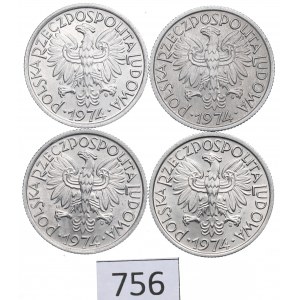 People's Republic of Poland, Set of 2 Gold 1974 Berries