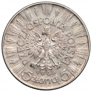 II Republic of Poland, 5 zloty 1935 Pilsudski