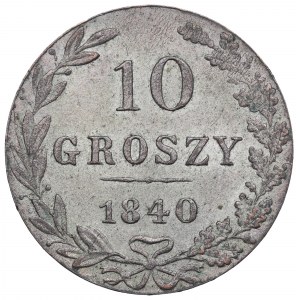 Poland under Russia, 10 groschen 1840