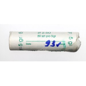 Third Republic, Bank roll of 5 pennies 1993