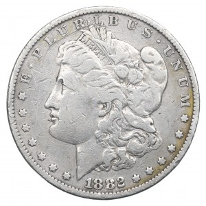 USA, Morgan dolar 1882