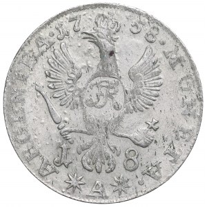 Germany, Prussia, Friedrich II, 18 groschen 1758 A, Berlin