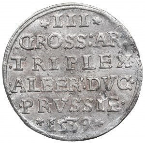 Ducal Prussia, Albrecht Hohenzollern, Trojak 1539, Königsberg