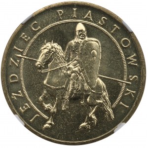 III RP, 2 złote 2006 Jeździec Piastowski - NGC MS66