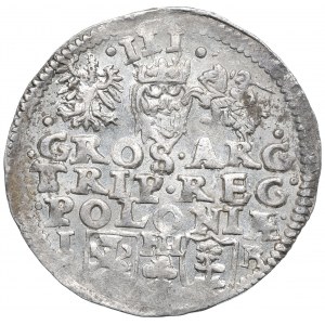 Sigismund III, 3 groschen 1597, Posen - NGC MS63