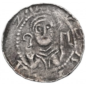 Ladislaus II the Exile, Denarius without date, Cracow - prince and bishop