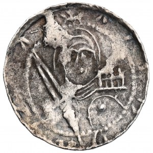 Ladislaus II the Exile, Denarius without date, Cracow - prince and bishop