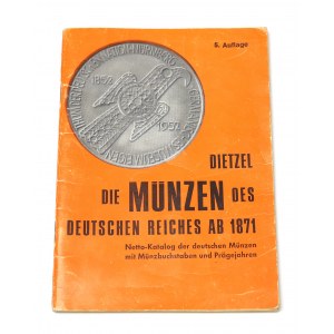 Dietzel, Cennik monet niemieckich po 1871 r. - 5 wydanie