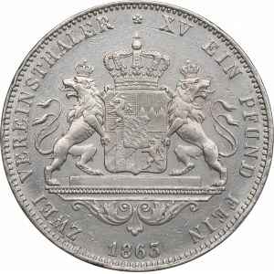 Deutschland, Bayern, 3-1/2 Gulden=2 Taler 1863