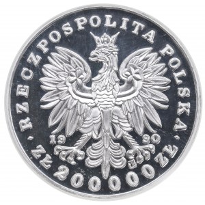 III RP, 200.000 zlotych 1990, Chopin - NGC PF69 UC