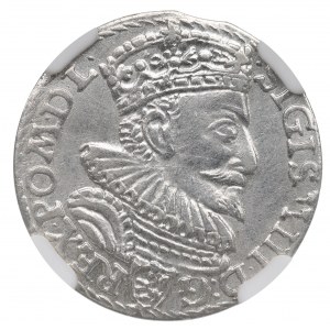 Zikmund III Vasa, Trojak 1594, Malbork - NGC UNC Podrobnosti