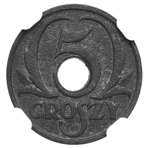 GG, 5 penny 1939 - NGC MS62