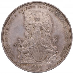 Suisse, 5 Francs 1881 - Festival de tir de Fribourg