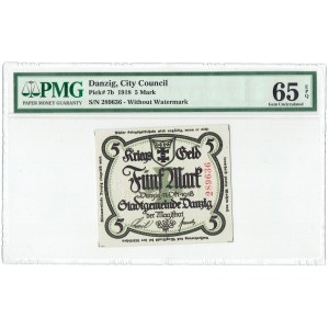 Gdansk, 5. marca 1918 - bez znw. PMG 65 EPQ