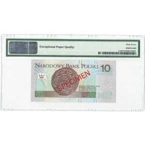 10 zloty 1994 MODELLO - AA 0000000 - N. 107 PMG 67 EPQ