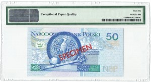 50 zloty 1994 MODEL - AA 0000000 - No. 1512 PMG 66 EPQ