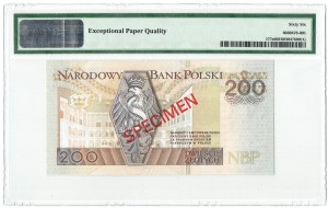 200 złotych 1994 WZÓR - AA 0000000 - Nr. 1884 PMG 66 EPQ