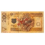 200 złotych 1994 WZÓR - AA 0000000 - Nr. 1884 PMG 66 EPQ
