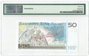 50 złotych 2006 - Jan Paweł II - WZÓR - PMG 64 - z autografem Heidricha
