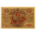 GG, 10 mkp 1916 Generale - Biglietti - stampa fronte/retro - RARO