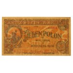 Voucher for 1 polonium = 25 cents for the armed struggle for Poland's independence, 1914