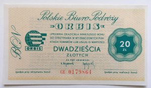 Agenzia di viaggi polacca ORBIS 20 PLN