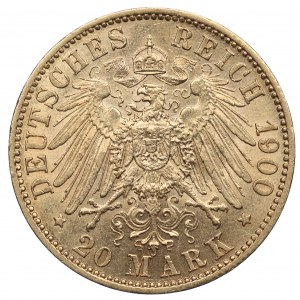 Germany, Preussen, 20 mark 1900 A