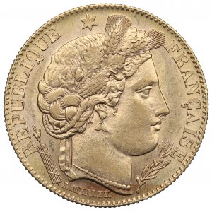 Francie, 10 franků 1899
