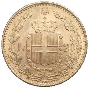 Italien, 20 Lire 1882