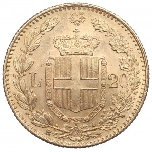 Italy, 20 lira 1882