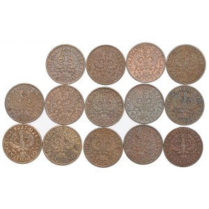 Second Republic, Set of 1 penny 1923-39