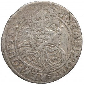 Ján II Kazimír, šiesty z roku 1662, Ľvov - erb na oboch stranách