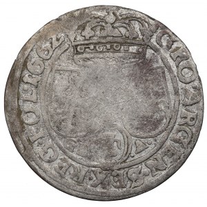 John II Casimir, 6 groschen 1662, Lviv