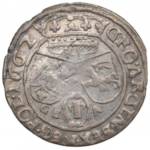 John II Casimir, 6 groschen 1662, Lviv