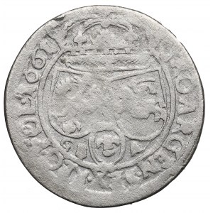 Johannes II. Kasimir, Sixpence 1661, Lemberg - ILLUSTRATED ohne Stückelung