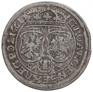 John II Casimir, 6 groschen 1661, Lviv