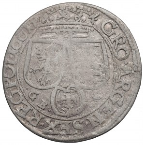 Johannes II. Kasimir, Sechster von 1661, Lemberg - RARE Krone über Kartusche
