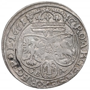 Jean II Casimir, Sixième de 1661, Lviv - Grande rosette ILLUSTRÉE