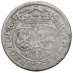 John II Casimir, 6 groschen 1661, Lviv